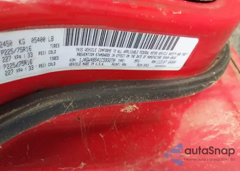 2001 Jeep Grand Cherokee Laredo z USA, uszkodzony, nr VIN 1J4GW48S41C593270